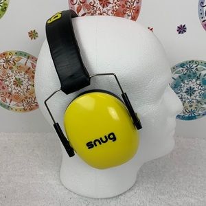 Snug yellow/black ear protection for kids, OSFM